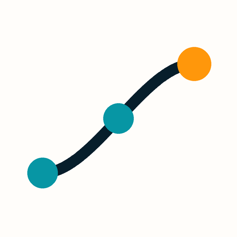 Learning Curve Lab rising curve logo